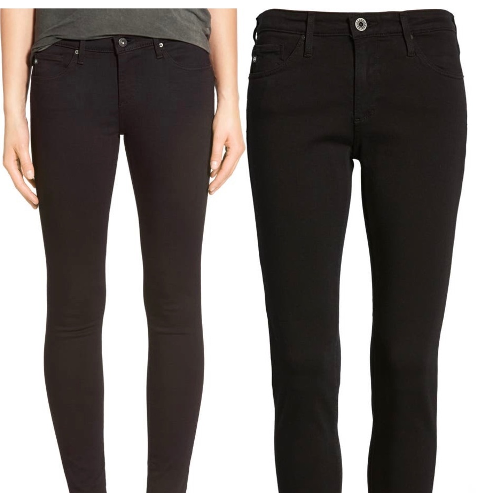 AG The Legging Ankle Super Skinny Jeans - Black